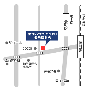 長町駅前店地図